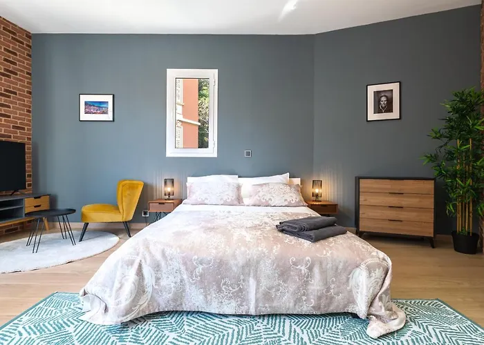 Spacieux Studio Haut Plafond Proche Monaco